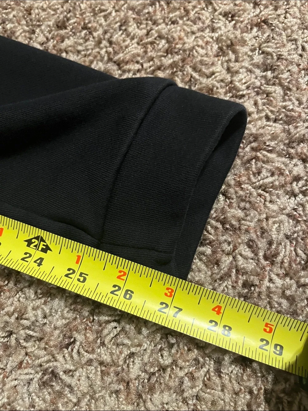 Nike Black Men’s Dri-Fit Joggers with White Swoosh